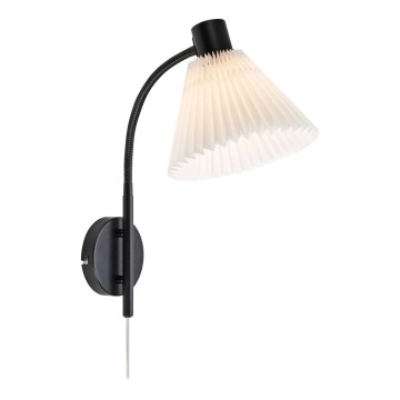 Markslöjd 108752 - Настенная лампа MIRA 1xE14/40W/230V черный/белый