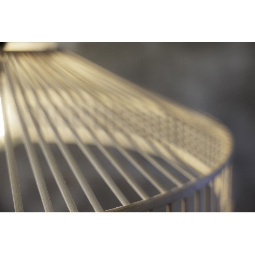 Markslöjd 108783 - Підвісна люстра TAPA 1xE27/40W/230V бежевий/бамбук