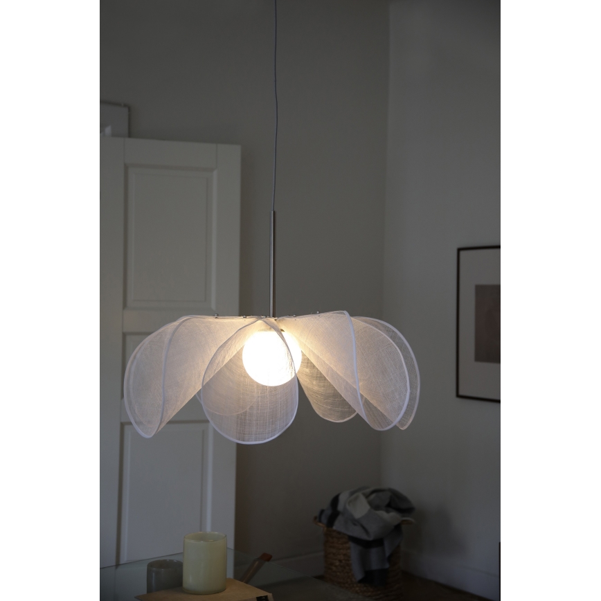 Markslöjd 108818 - Подвесная люстра STYRKA 1xE27/40W/230V диаметр 75 см белый
