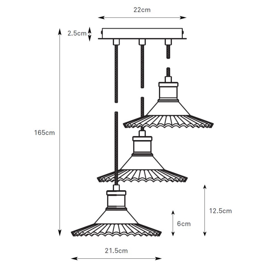 Markslöjd 108853 - Подвесная люстра NOVIA 3xE27/40W/230V черный/дымчатый