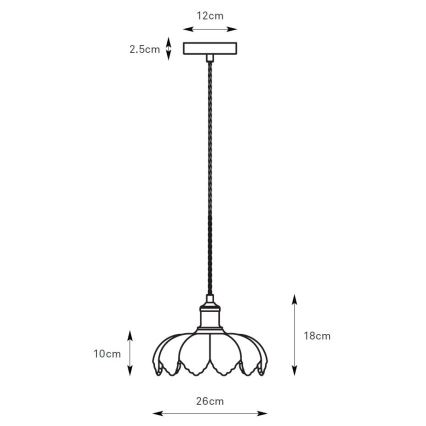 Markslöjd 108858 - Подвесная люстра KURAGE 1xE27/40W/230V латунь/дымчатый бежевый