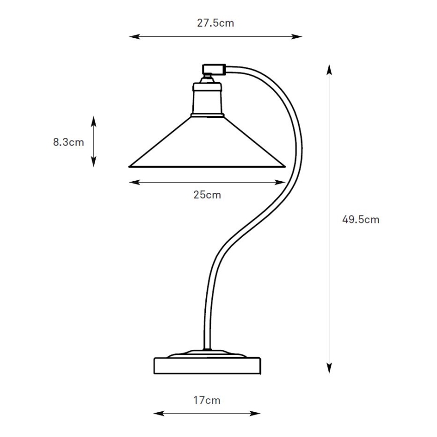 Markslöjd 108864 - Настольная лампа VELA 1xE27/40W/230V латунь/зеленый