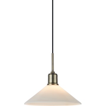 Markslöjd 108867 - Підвісна люстра VELA 1xE27/40W/230V латунь/білий