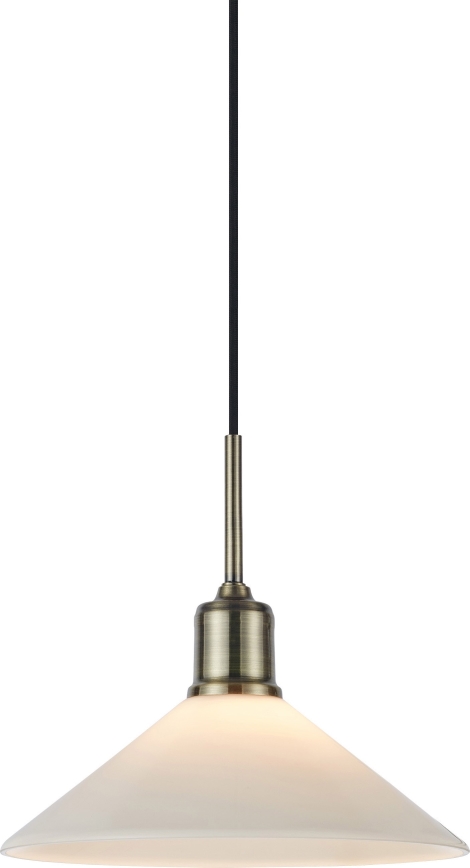 Markslöjd 108867 - Підвісна люстра VELA 1xE27/40W/230V латунь/білий