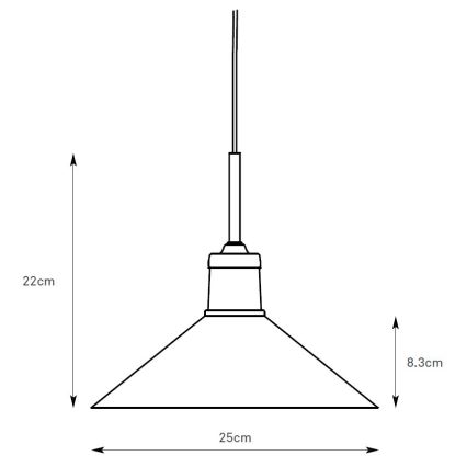 Markslöjd 108867 - Підвісна люстра VELA 1xE27/40W/230V латунь/білий