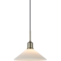 Markslöjd 108867 - Подвесная люстра VELA 1xE27/40W/230V латунь/белый