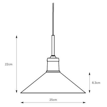 Markslöjd 108868 - Підвісна люстра VELA 1xE27/40W/230V латунь/зелений