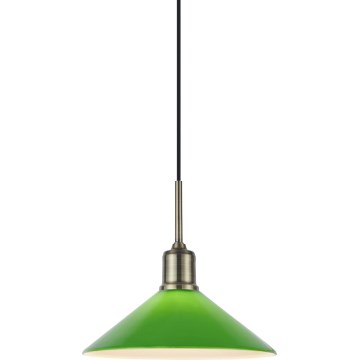Markslöjd 108868 - Подвесная люстра VELA 1xE27/40W/230V латунь/зеленый