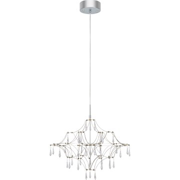 Markslöjd 108869 - LED Кришталева підвісна люстра з регулюванням яскравості EFESOS LED/14W/230V діаметр 60 см