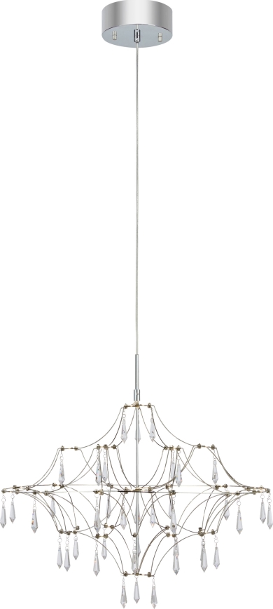 Markslöjd 108869 - LED Кришталева підвісна люстра з регулюванням яскравості EFESOS LED/14W/230V діаметр 60 см