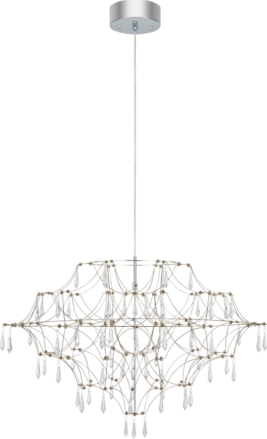 Markslöjd 108870 - LED Кришталева підвісна люстра з регулюванням яскравості EFESOS LED/25W/230V діаметр 80 см