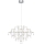 Markslöjd 108870 - LED Кришталева підвісна люстра з регулюванням яскравості EFESOS LED/25W/230V діаметр 80 см