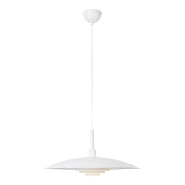 Markslöjd 108876 - Підвісний світильник на тросі PINY 1xE27/60W/230V, діаметр 57 см, білий
