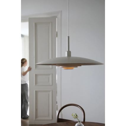 Markslöjd 108877 - Подвесная люстра на шнуре PINY 1xE27/60W/230V, диаметр 57 см, бежевый