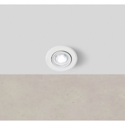 Markslöjd 108885 - Диммируемый встраиваемый потолочный светильник для ванной PLUTO LED/4,9W/230V CRI 90 IP44 белый
