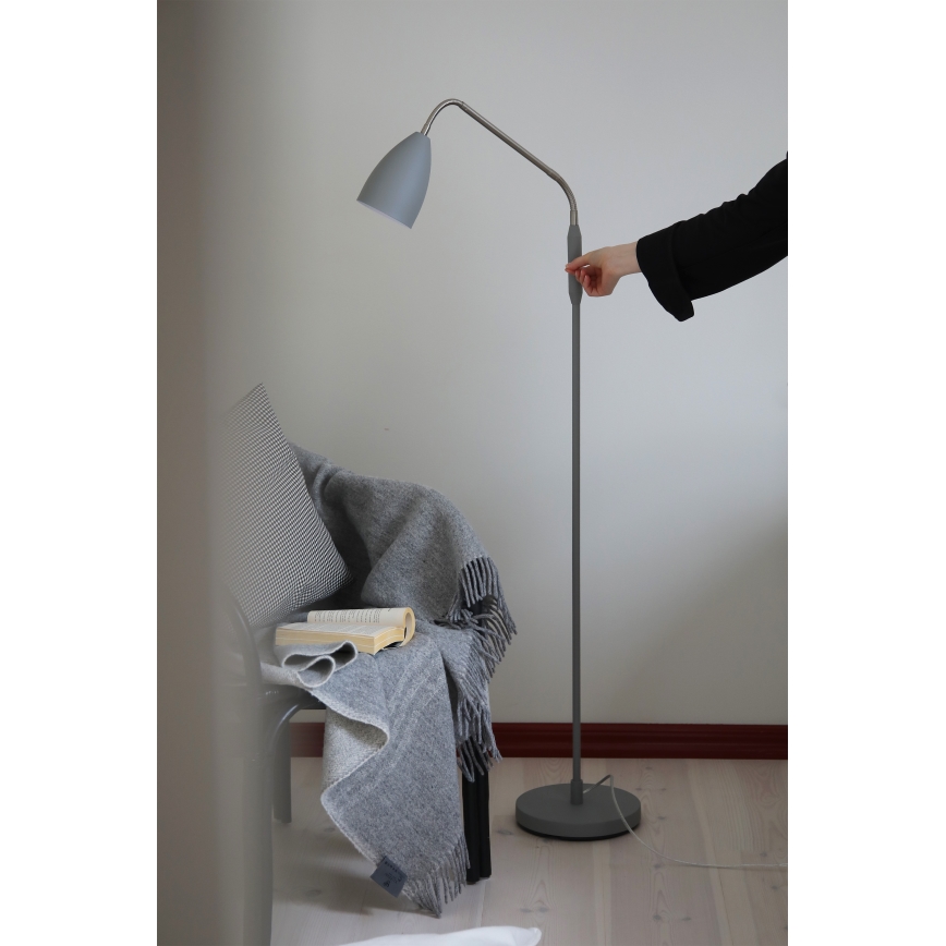 Markslöjd 108888 - димований світлодіодний підлоговий світильник PATRO LED/4,9W/230V CRI 90 сірий