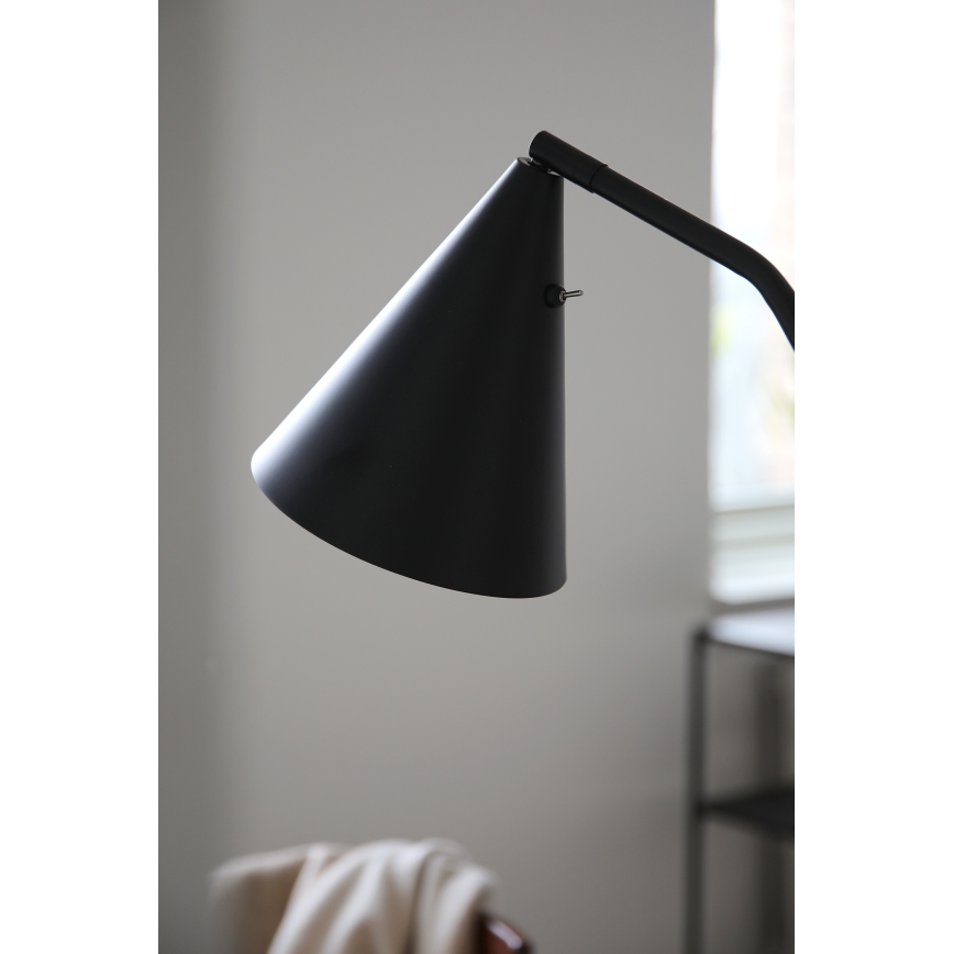 Markslöjd 108889 - підлогова LED-лампа FUNIL з регулюванням яскравості LED/4,9W/230V CRI 90 чорна