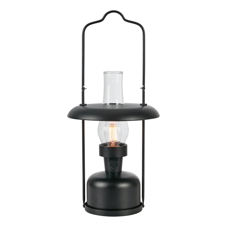 Markslöjd 108893 - Регульована LED зовнішня акумуляторна настільна лампа FANOS LED/2,5W/3,7V 4000 mAh IP44 чорна