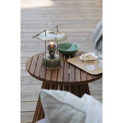 Markslöjd 108894 - LED зовнішня акумуляторна настільна лампа FANOS з регулюванням яскравості LED/2,5W/3,7V 4000 mAh IP44 латунь