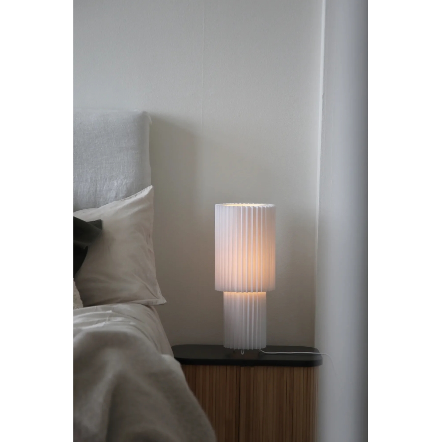 Markslöjd 108897 - Настольная лампа CATIS 1xE27/60W/230V 45 см белая