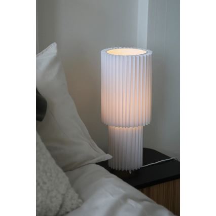 Markslöjd 108897 - Настольная лампа CATIS 1xE27/60W/230V 45 см белая