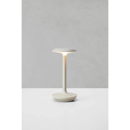 Markslöjd 108917 - LED Вулична акумуляторна настільна лампа з регулюванням яскравості PETIT LED/2W/1800 mAh 2200/2700/3000K IP44 сірий