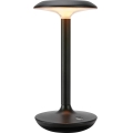 Markslöjd 108918 - Светодиодная уличная аккумуляторная настольная лампа с регулированием яркости PETIT LED/2W/1800 mAh 2200/2700/3000K IP44 черный