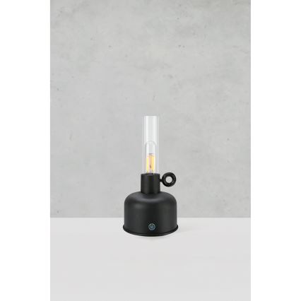 Markslöjd 108919 - LED Вулична акумуляторна настільна лампа з регулюванням яскравості ASTRID LED/2W/1200 mAh IP44 чорний