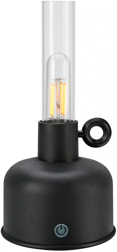 Markslöjd 108919 - LED Вулична акумуляторна настільна лампа з регулюванням яскравості ASTRID LED/2W/1200 mAh IP44 чорний
