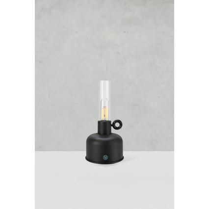 Markslöjd 108919 - Светодиодная уличная аккумуляторная настольная лампа с регулированием яркости ASTRID LED/2W/1200 mAh IP44 черный