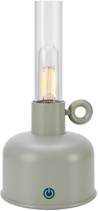 Markslöjd 108921 - LED Вулична акумуляторна настільна лампа з регулюванням яскравості ASTRID LED/2W/1200 mAh IP44 сірий