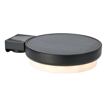 Markslöjd 108952 - Світлодіодний димований сонячний настінний світильник FRAME LED/2W/3,7V 4000 mAh IP44 чорний