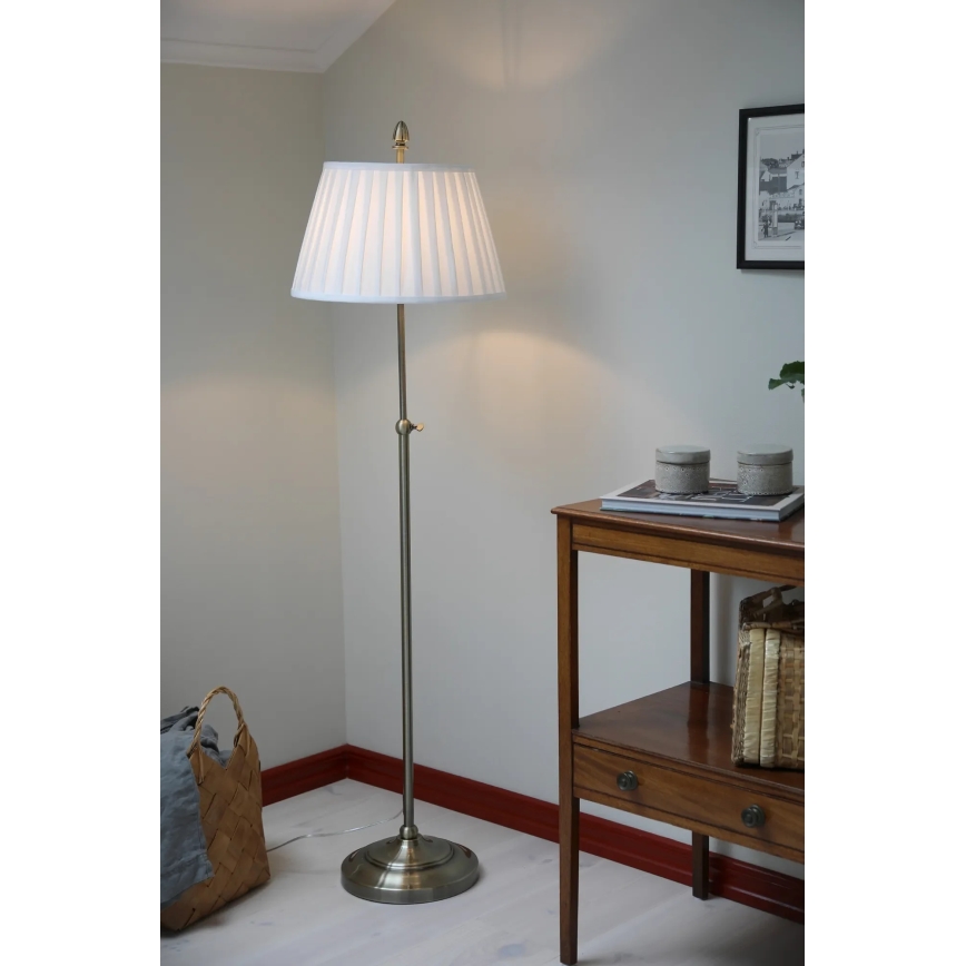 Markslöjd 108972 - торшер OXFORD 1xE14/40W/230V белый/латунь