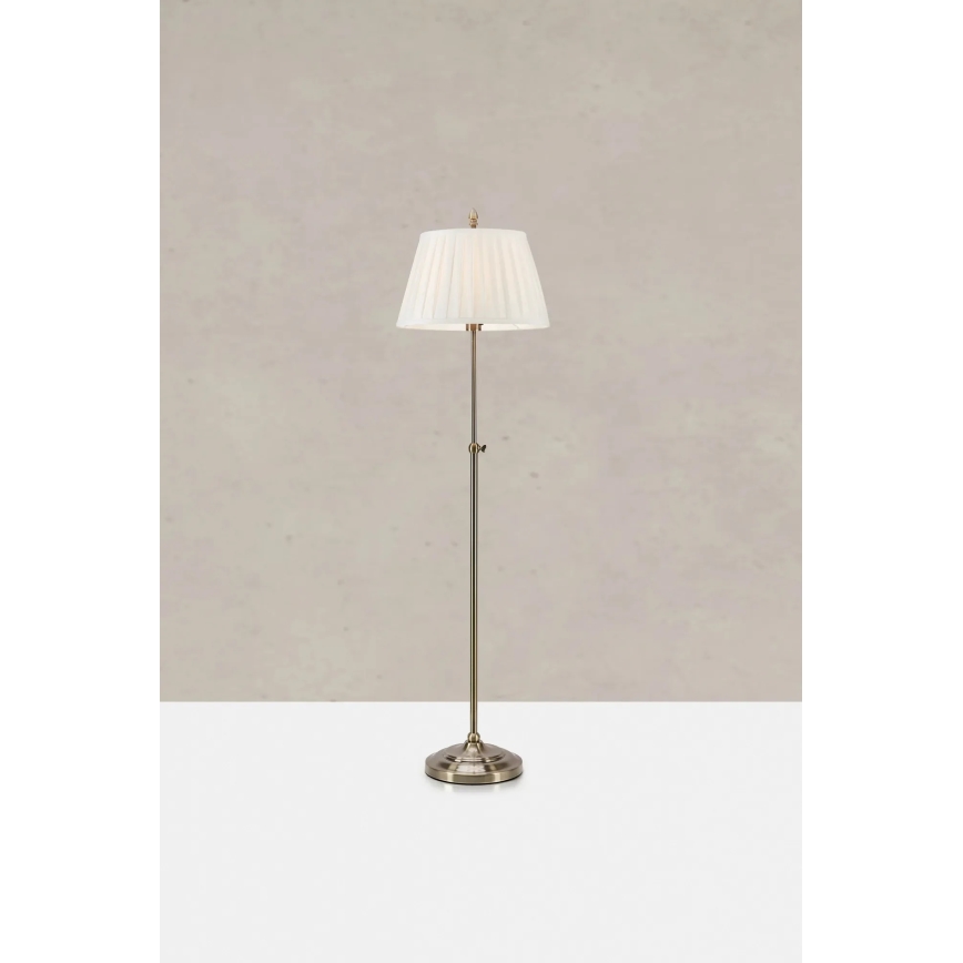 Markslöjd 108972 - торшер OXFORD 1xE14/40W/230V белый/латунь