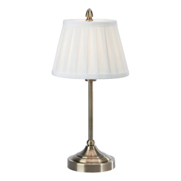 Markslöjd 108973 - Настольная лампа OXFORD 1xE14/40W/230V белая/латунь