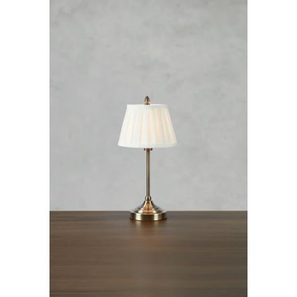 Markslöjd 108973 - Настольная лампа OXFORD 1xE14/40W/230V белая/латунь