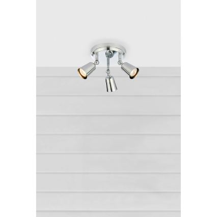 Markslöjd 108981 - Точечный светильник TINY 3xGU10/7W/230V полированный хром