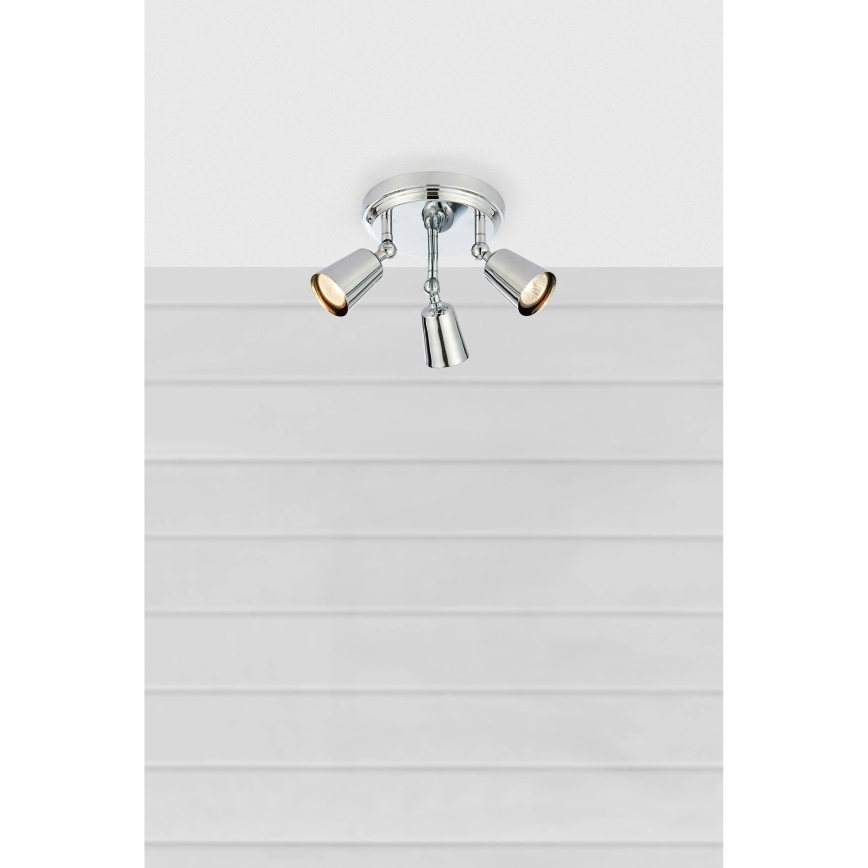 Markslöjd 108981 - Точечный светильник TINY 3xGU10/7W/230V полированный хром