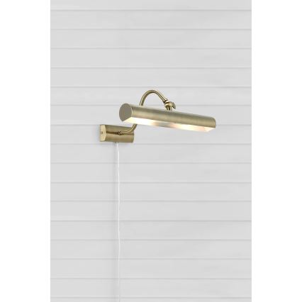 Markslöjd 108982 - Світильник для підсвічування картин CIGLIA 2xE14/40W/230V латунь