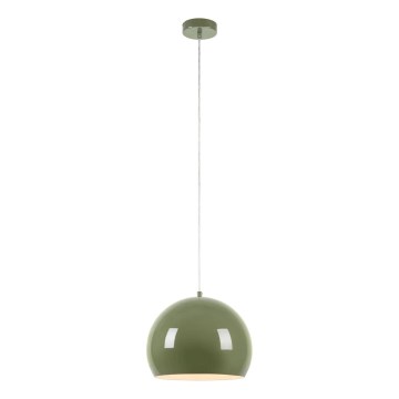 Markslöjd 108988 - Подвесная люстра на тросе POP 1xE27/40W/230V Ø 28 см, зелёная
