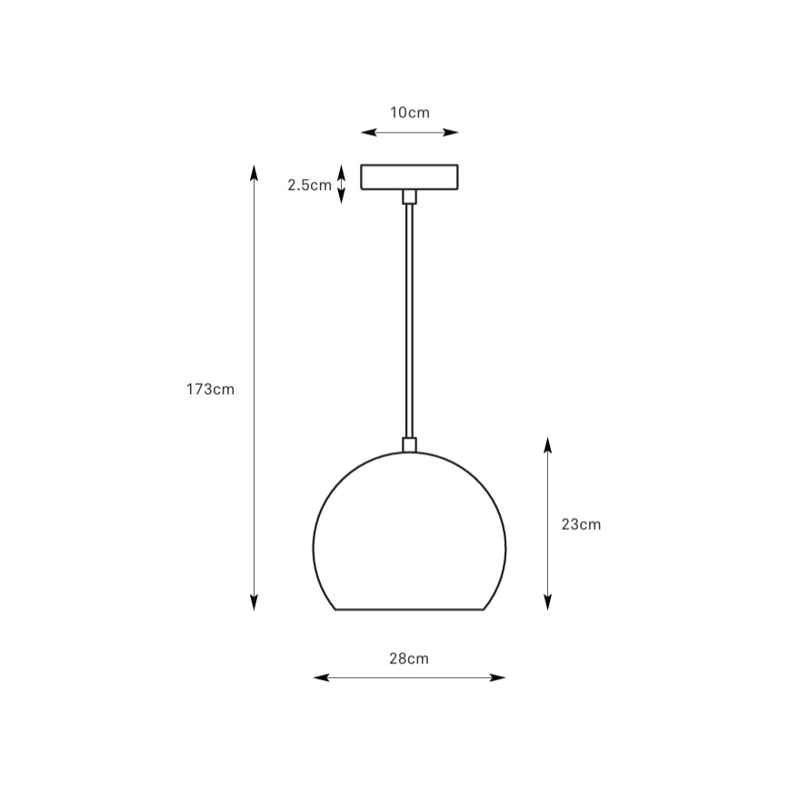 Markslöjd 108988 - Подвесная люстра на тросе POP 1xE27/40W/230V Ø 28 см, зелёная