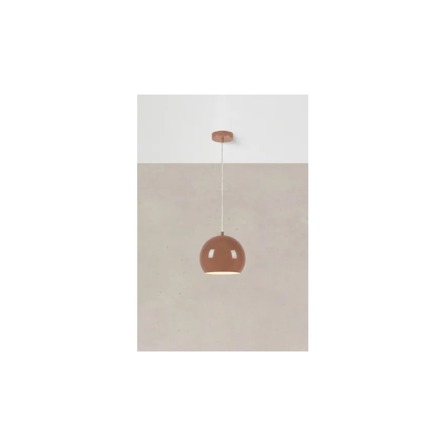 Markslöjd 108990 - Підвісний світильник на тросі POP 1xGU10/7W/230V, діаметр 20 см, коричневий