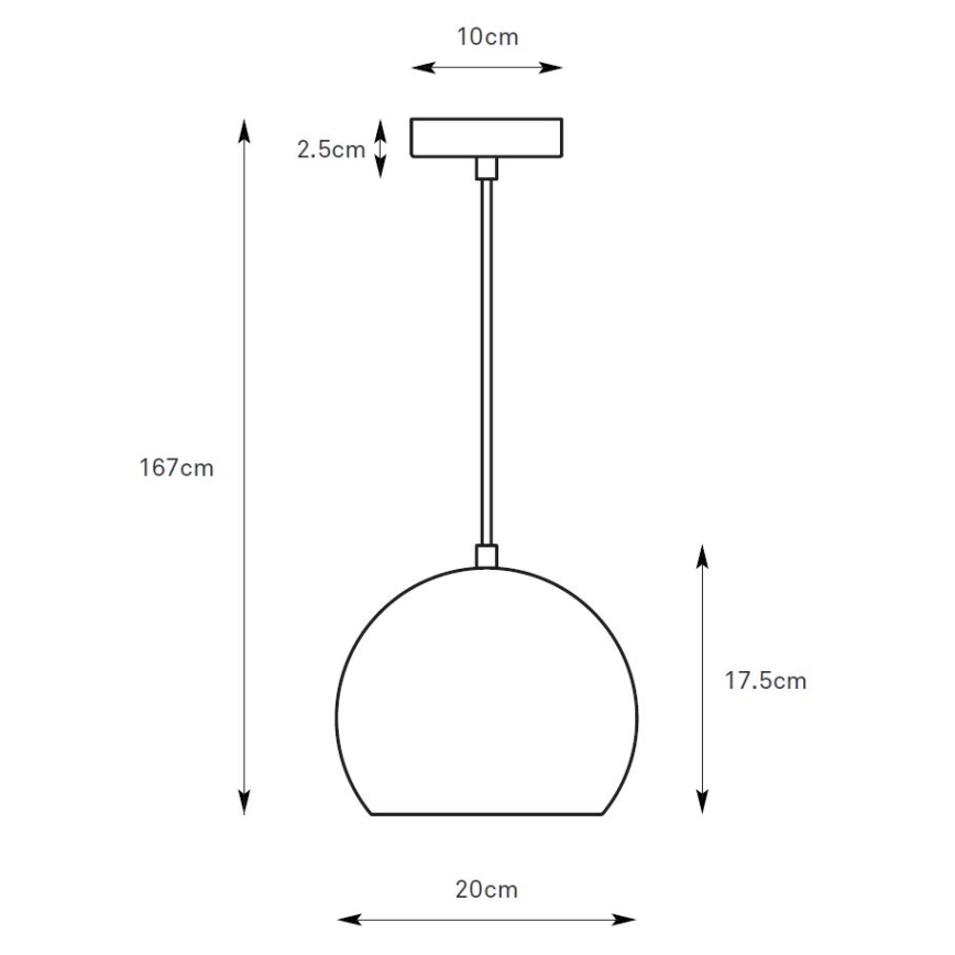 Markslöjd 108991 - Подвесной светильник на шнуре POP 1xGU10/7 Вт/230 В, Ø 20 см, зелёный