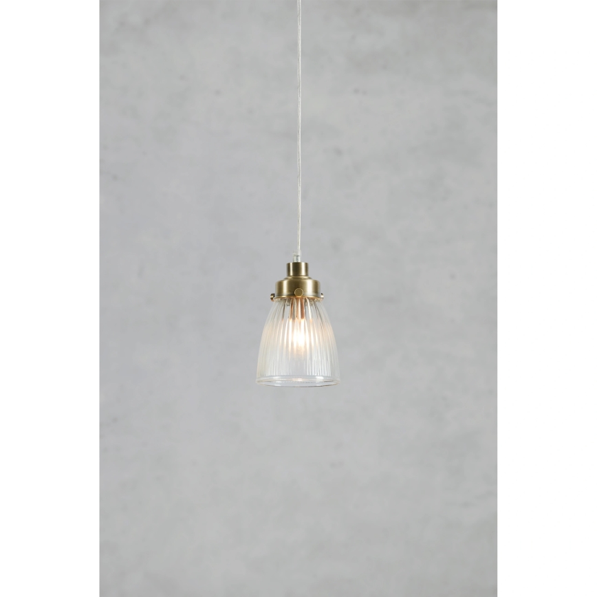 Markslöjd 109010 - Підвісний світильник на тросі BELLIS 1xE14/40W/230V латунь