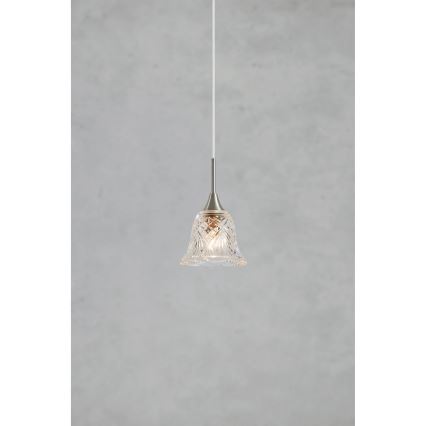 Markslöjd 109012 - Підвісний світильник на тросі LUNA 1xE14/40W/230V матовий хром