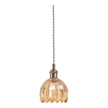 Markslöjd 109137 - Люстра на тросе GOTA 1xE14/40W/230V дымчато-бежевый/латунь