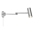 Markslöjd 109182 - диммируемый настенный светильник ARLO LED/4,9W/230V, полированный хром