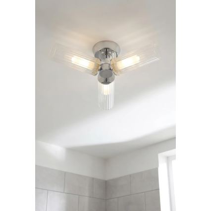 Markslöjd 109237 - Накладной светильник для ванной RIMINI 3xG9/20W/230V IP44 полированный хром