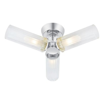 Markslöjd 109237 - Накладной светильник для ванной RIMINI 3xG9/20W/230V IP44 полированный хром