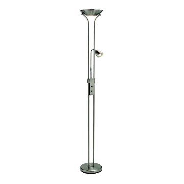 Markslöjd 111241 - Торшер с регулированием яркости DETROIT 1xR7s/230W/230V + 1xGU10/35W блестящий хром